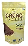 BONDADO 100% Cacao Powder, Live longer with preserve anti-aging flavonoids value at pH 5.3 found in the wild. Raw, The Pure Form of Dark Chocolate for smoothies, Organic, BPA-free zip lock bag, 6 oz