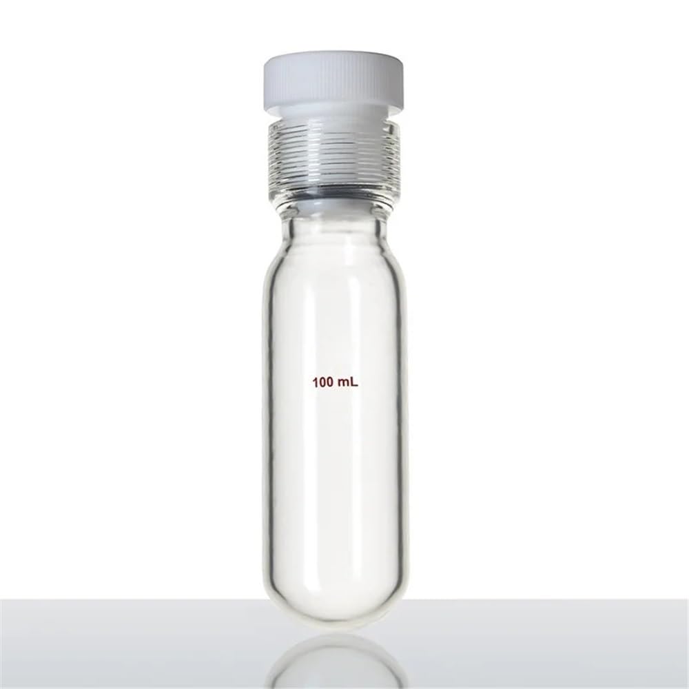 Cristalería de Laboratorio Tapón de rosca interna de PTFE for revestimiento de botellas de pared gruesa resistente a la presión P17(100mL-P170100D)