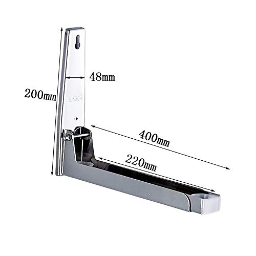 Support de micro ondes extensible en inox 304 pour rangement mural de four - 4
