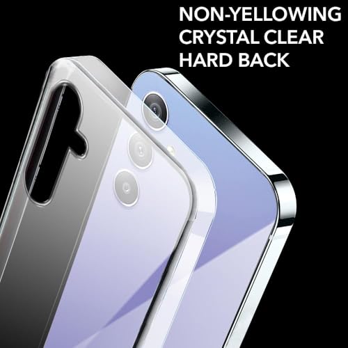 Image of DIZORO Compatible with Samsung Galaxy A54 5G Back Cover Case Clear,[ Anti Yellow ][Military Grade Protection] Hard PC Back Cover Transparent