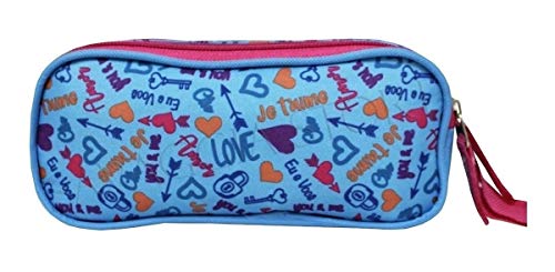 Mochila Escolar Feminina Juvenil Love Coração + Estojo