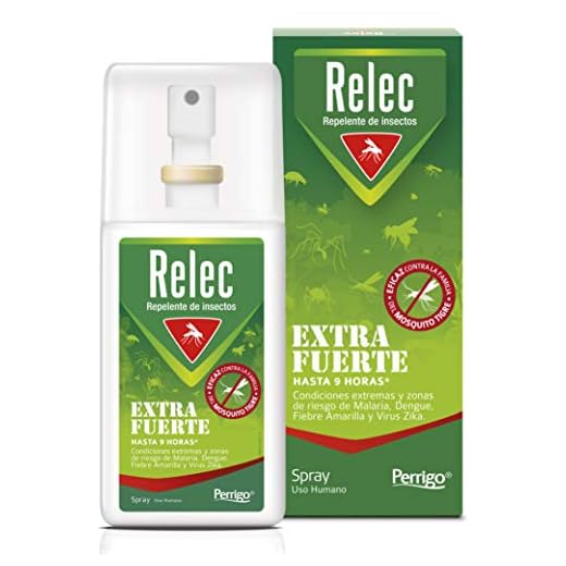 Relec Extra Fuerte Spray Antimosquitos, Repelente de Mosquitos, Eficaz Contra El Mosquito Tigre, Eficacia y Protección Contra las Picaduras de Mosquitos en Condiciones Extremas y Zonas Tropicales