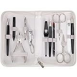 GESCHENKIDEE: Unsere hochwertigen Hand – Fuß – Pflege - Necessaires und Reisesets für Damen und Herren eignen sich hervorragend als GESCHENK zu Weihnachten, Geburtstag, Valentinstag und für viele weitere Anlässe. Ein Nagel Nessesair und Pflegeset für die Maniküre und Pediküre ist ein unverzichtbares MUST HAVE auf Reise, für jeden Haushalt und auch für die Handtasche – gepflegte Fingernägel für ein gutes Erscheinungsbild sind und bleiben die beste Visitenkarte!