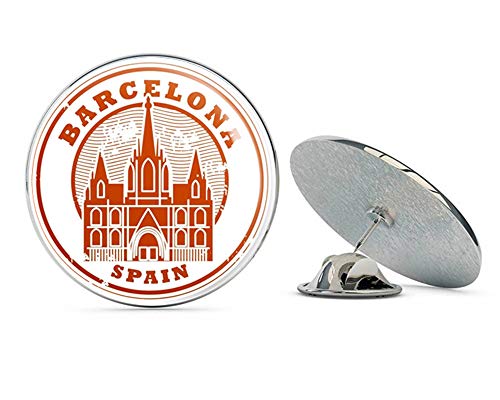 Barcelona Catalunya Spain Round Metal 0.75