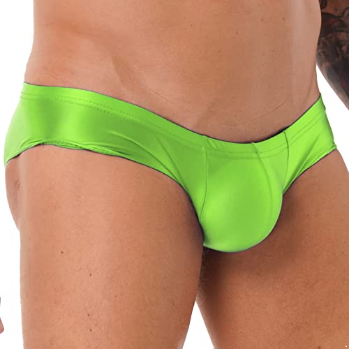 easyforever Men Glossy Shiny Stretch Panties Low Rise Gay Boxer Briefs Underwear Ice Silk Underpants2