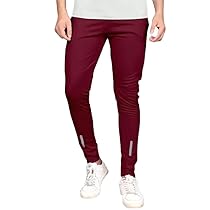 Selvia Men’s Solid Lycra Full Elastic Jogger Track Pant