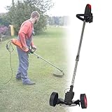 【Tondeuse sans fil puissante 】 le désherbeur sans fil pour pelouse utilise un type de lame, et les lames ultra-tranchantes vous permettent de couper l'herbe facilement. Technologie de machine anti-brûlure intelligente, protection automatique de l'alimentation, de sorte que la machine dure plus longtemps, pour que vous puissiez vraiment économiser de l'argent.