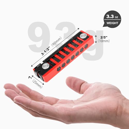 HAUTMEC 7 IN 1 Bike Multitool with Hex Wrenches, Screwdrivers, Ruler, Joint Levers for Bike Repair Tool Kit HT0420 - image 3