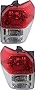 Evan-Fischer Tail Light Lens and Housing Compatible with 2010-2013 Toyota 4Runner Limited/SR5 Models Set of 2 Passenger and Driver Side