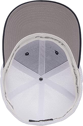 Image of Flexfit Unisex Mesh Fitted 2-Tone Trucker Hat, One Size