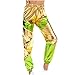 Women's Metallic Shiny Pants Jogger High Waist Casual Holographic Club Wear Streetwear Hip Hop Fashion Smooth Elastic Trouser