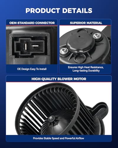 Image of KAX AC Blower Motor Compatible with Toyota Yaris 2007-2012, Scion xD 2008-2014 - HVAC Heater Blower Motor Replaces# 700235,75841