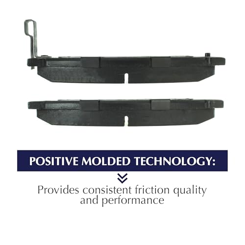 Image of Centric 105.09760 Posi Quiet Premium Ceramic Disc Brake Pad Set with Shims For Select Lexus and Toyota Model Years