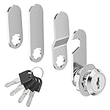 【Material】: las cerraduras del gabinete están hechas de metal de alta calidad y aleación de zinc con superficies niqueladas y cromadas, que tienen buena resistencia a la oxidación y al óxido.Otros accesorios están hechos de metal niquelado.