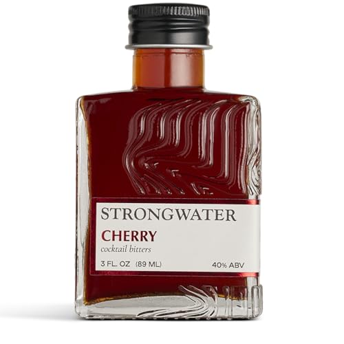 Strongwater Cherry Bitters (40 Servings) - Cherry Bitters Made with Organic Tart & Bing Cherries...