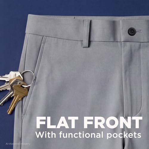 Image of Haggar Sport Men's Travel Performance Pant, Straight Fit