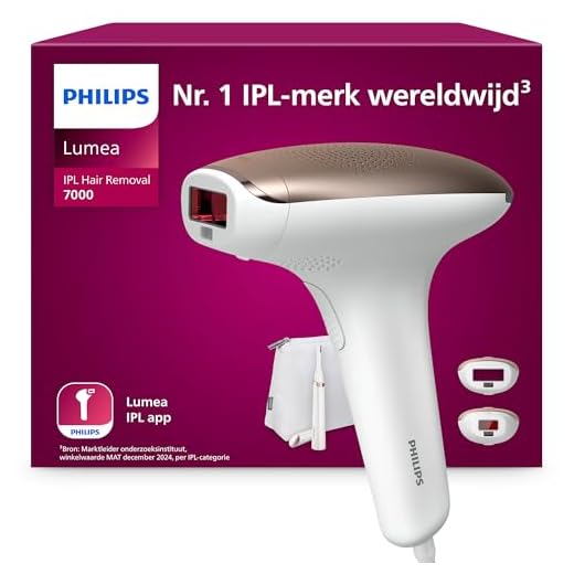 Philips Lumea IPL Advanced, 2 opzetstukken - ontharingsapparaat plus Satin Compact-pentrimmer (BRI921/00)