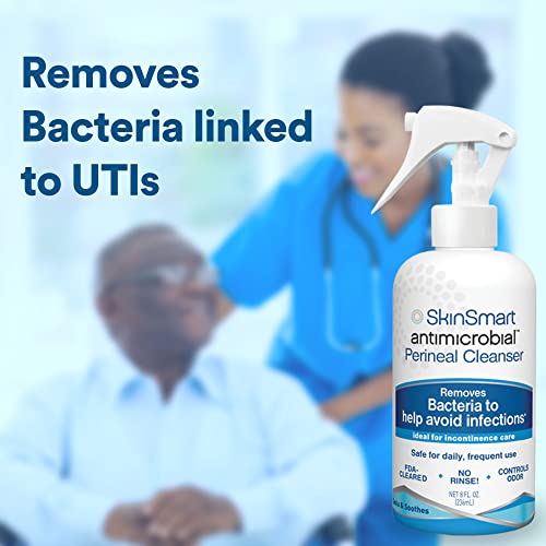 Skinsmart Antimicrobial Perineal Cleanser, Ideal For Incontinence Care And Postpartum, Removes Bacteria, 8 Oz Spray #TOP5