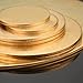 HAOTAISH Brass Round Plate is Used for DIY Handicraft Industrial Milling Lathe Processing, Thickness 5mm,5×25mm