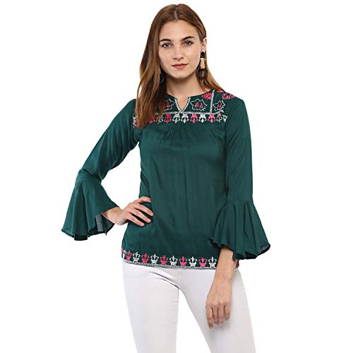Image of mayra Women's Plain Regular fit Top