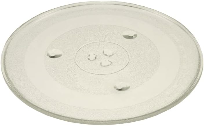 Angled view of the FAR 315mm diameter glass tray