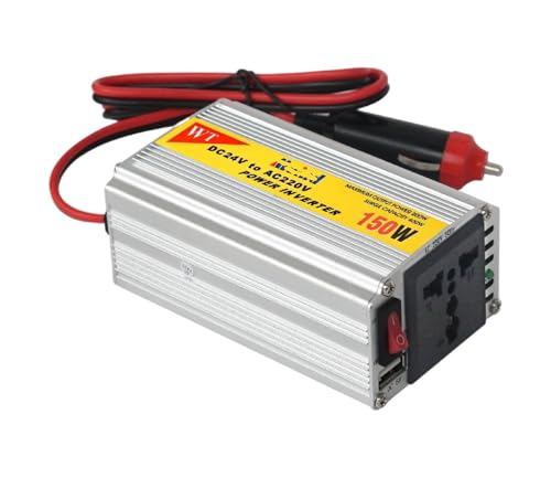 Inversor de Coche de pequeña Potencia 150W Onda modificada 12V a 220V110V