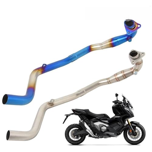 Tuyau d'échappement pour X-ADV 750 collecteur intermédiaire moto argent