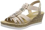sand wedge bounce 12 Rieker Rieker Damen 619B2-31 Geschlossene Sandalen, Rot (Rosa 31), 40 EU