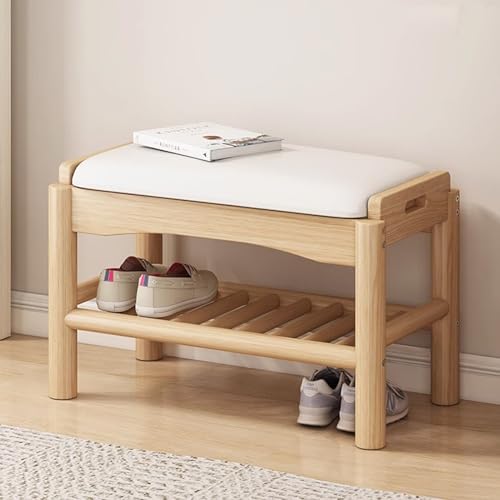 Banc de balcon d'appartement en métal et bois pour entrée