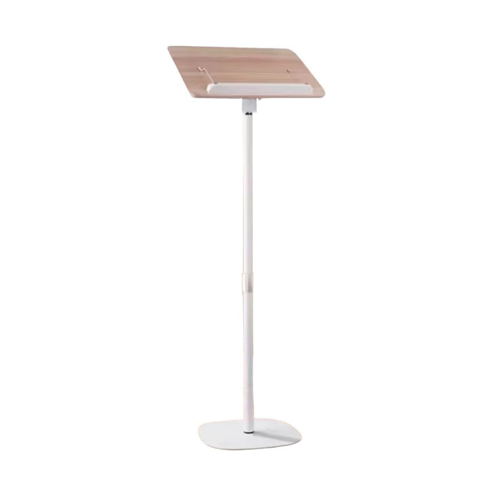 Genérico Soporte de Lectura de pie de Madera Ajustable, Estante para portátil, Soporte para Libros y partituras con Pinzas para páginas, Capacidad de 15 kg (50-130 cm) hogar y la o