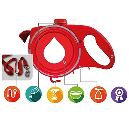 Guinzagli per Cani, Borraccia incorporata 4 in 1