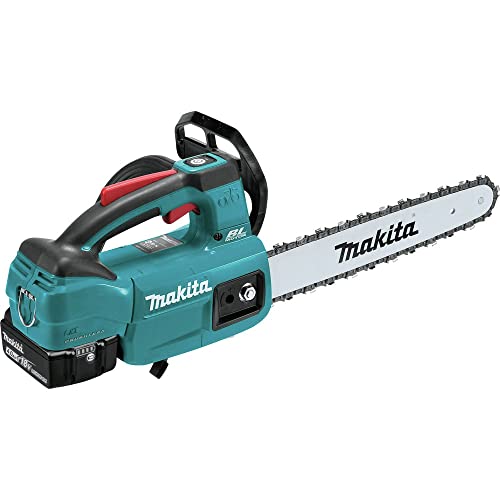 Image of Makita XCU10SM1 18V LXT Lithium-Ion Brushless Cordless 12 inch Top Handle Chain Saw Kit (4.0 Ah)