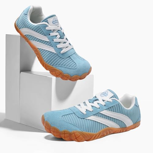 Image of Barefoot Shoes Women Casual Sneakers,Wide Toe Box Shoes Women Zero Drop Barefoot Shoe Men,Minimalist Trail Running Shoe,Non-Slip Lightweight Breathable Comfortable Fashion Walking Hiking Shoes Unisex