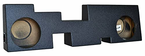 Soundbox F250/F350 Superduty 2017-2019 Dual 10" Subwoofer Enclosure, Bedliner #TOP1