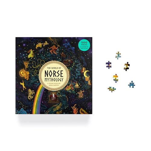 Puzzle Laurence King The World of Norse Mythology 1000 piezas por Adam Simpson miniatura 5