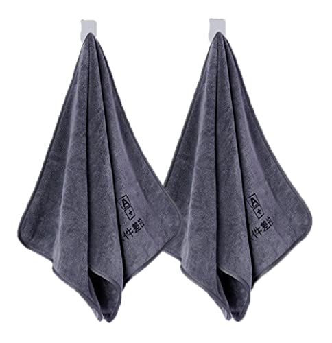 Image of Microfiber Cloth - 40x40 cms - 340 GSM Grey- Thick Lint & Streak-Free Multipurpose Cloths - Automotive Microfibre Towels for Car Bike Cleaning Polishing Washing & Detailing(40*40CM,Set of 2)
