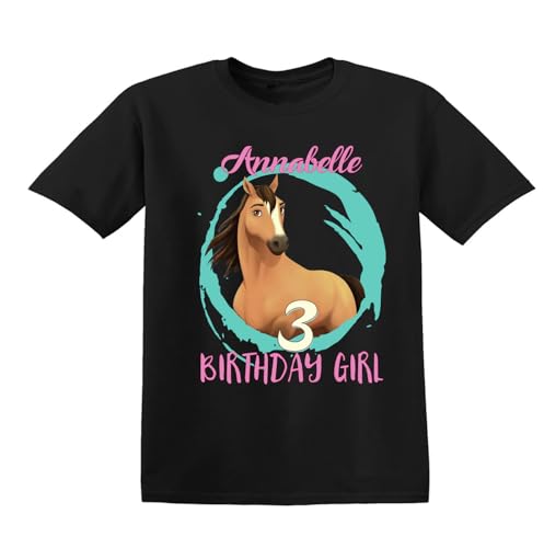Pony Birthday Outfit, Cowgirl Farm Tee, Horse Lover Gift for Kids Party, Horse Theme Birthday Shirt Multiple Colors2