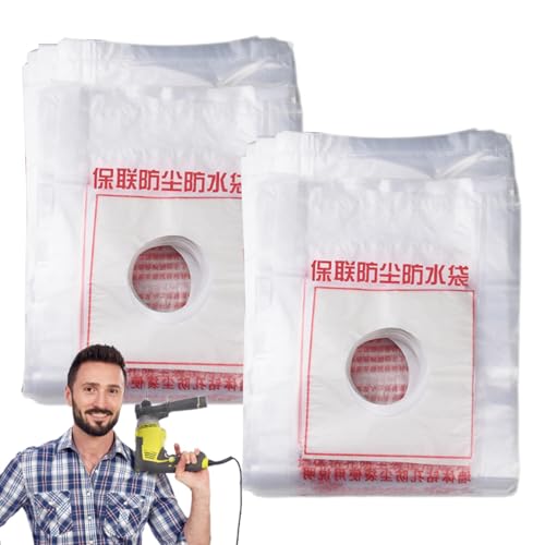 ダストフィルターバッグ、集塵バッグ - X集塵袋上水下水集塵袋 100 個 | ドリル集塵機、ホールソー集じん袋、電動ハンマBー用防塵装置, 粉塵が健康に及ぼす影響を軽減します。作業中に有害な粒子から