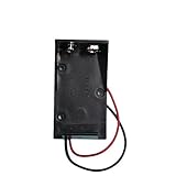 Goliton 10個/ロット 2ワイヤー リードスプリングクリップ 9V バッテリーホルダー ケース ストレージボックス