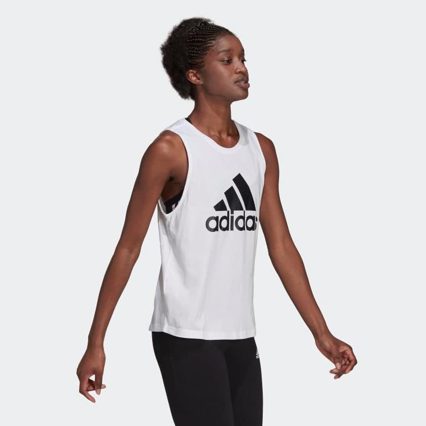 Miniatura 4 de adidas Camiseta sin mangas con logotipo grande Essentials para mujer