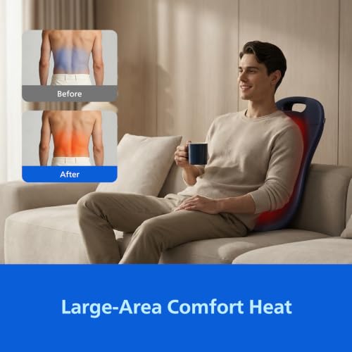 PHILIPS Back Massager with Heat, 5D Deep Tissue Shiatsu Lumbar Back Support - image 5