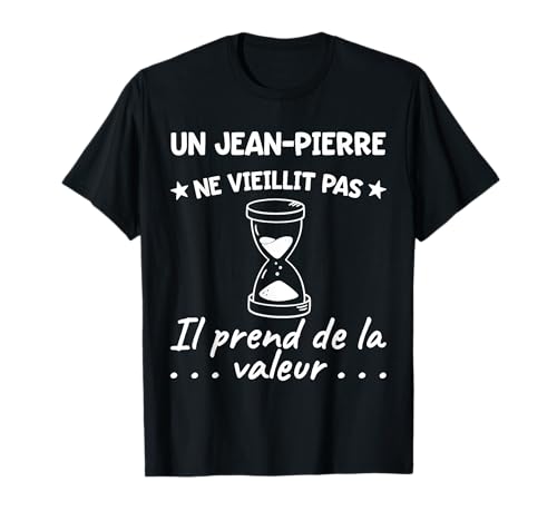Photo de Jean-Pierre Valeur | Anniversaire Humour Drôle Papa Père T-Shirt