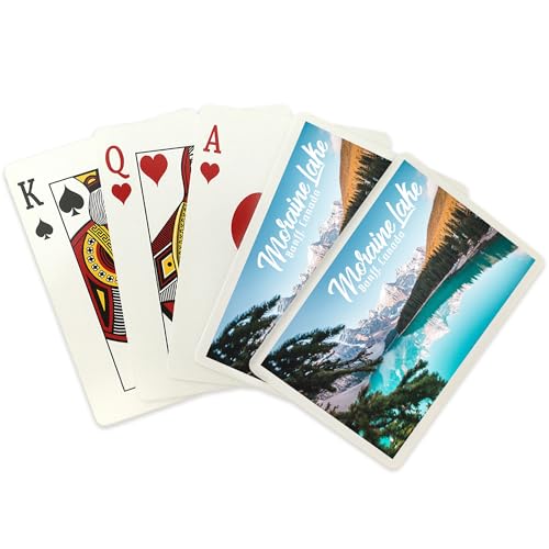 Baraja de Poker Lantern Press Banff Moraine Lake 52 Cartas miniatura 2