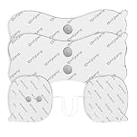 Comfytemp Wireless Tens Machine Pads for Model K6114 K6122, 4 Pack Wireless TENS Unit Replacement Pads with 2 Sizes, Reusable Self Adhesive Electrodes Pads with Premium Quality, Non-Irritating Design