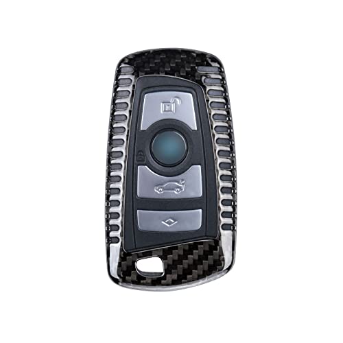 T-carbon Premium Carbon Fiber Key Fob Cover Compatible with BMW