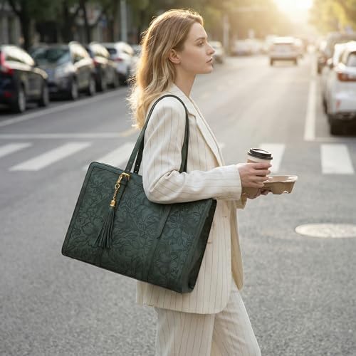 LOVEVOOK Vintage Leather Tote