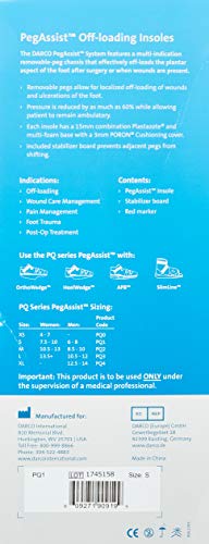 Image of Peg-Assist Insole Square-Toe, Small, 1 Pound