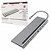 Price comparison product image Hama Connect2Office Pro USB-C 10-in-1 Docking Station - USB-C (PD Power & Data), 4x USB-A, 2x HDMI, DisplayPort, RJ45, Aluminium