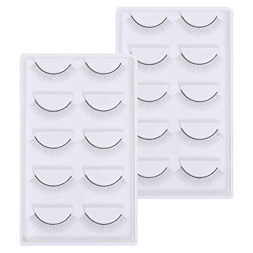 10 works Eyelash Extensions Practice Training Eyelashes Lashes for Training Eyelash Extension Makeup Beginners