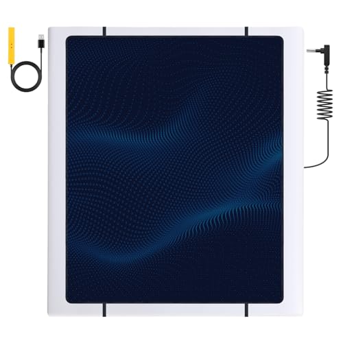Grounding Mat for Bed Grounding Pad for Sleeping Improves Sleep with Static grounding Cord and Test Pen (Black (71.5 * 54 inch))